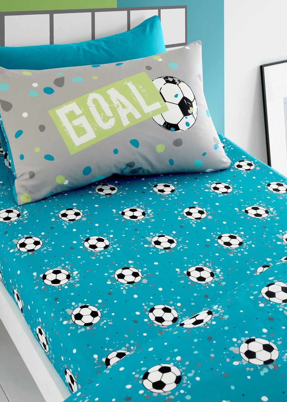 Bedlam Goal Fitted Bed Sheet (25cm)