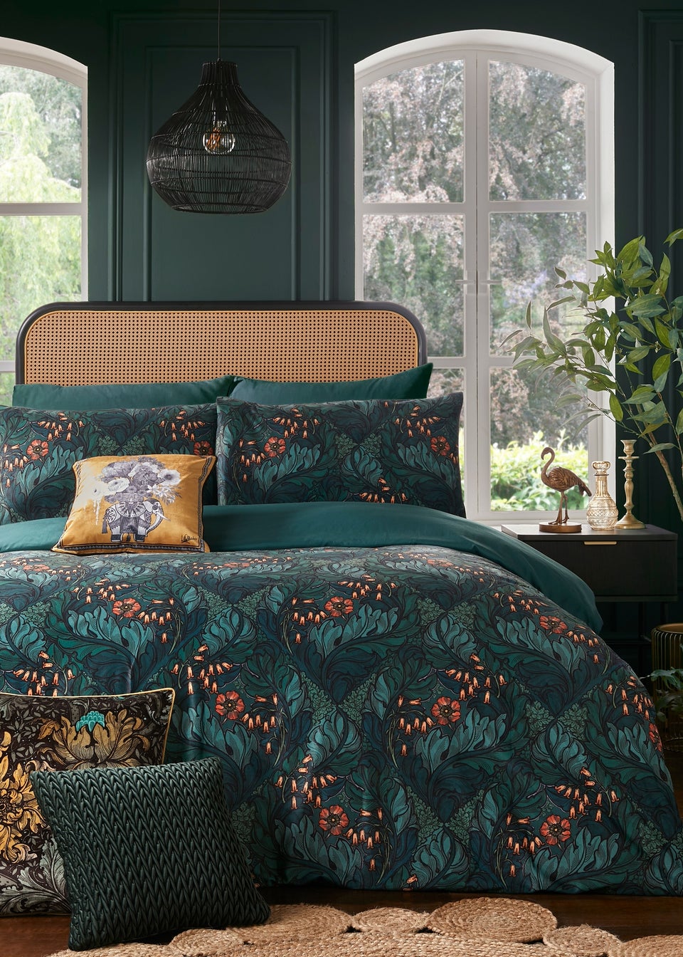 Laurence Llewelyn-Bowen Generou Elephant Velvet Filled Cushion