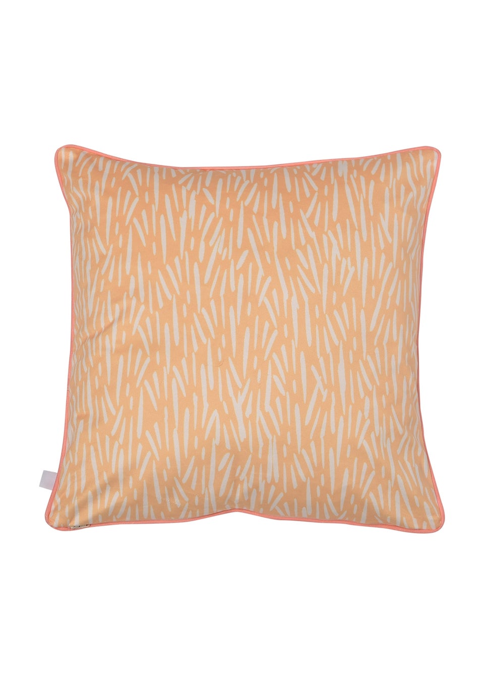 Appletree Style Lola Velvet White Filled Cushion (43cm x 43cm)