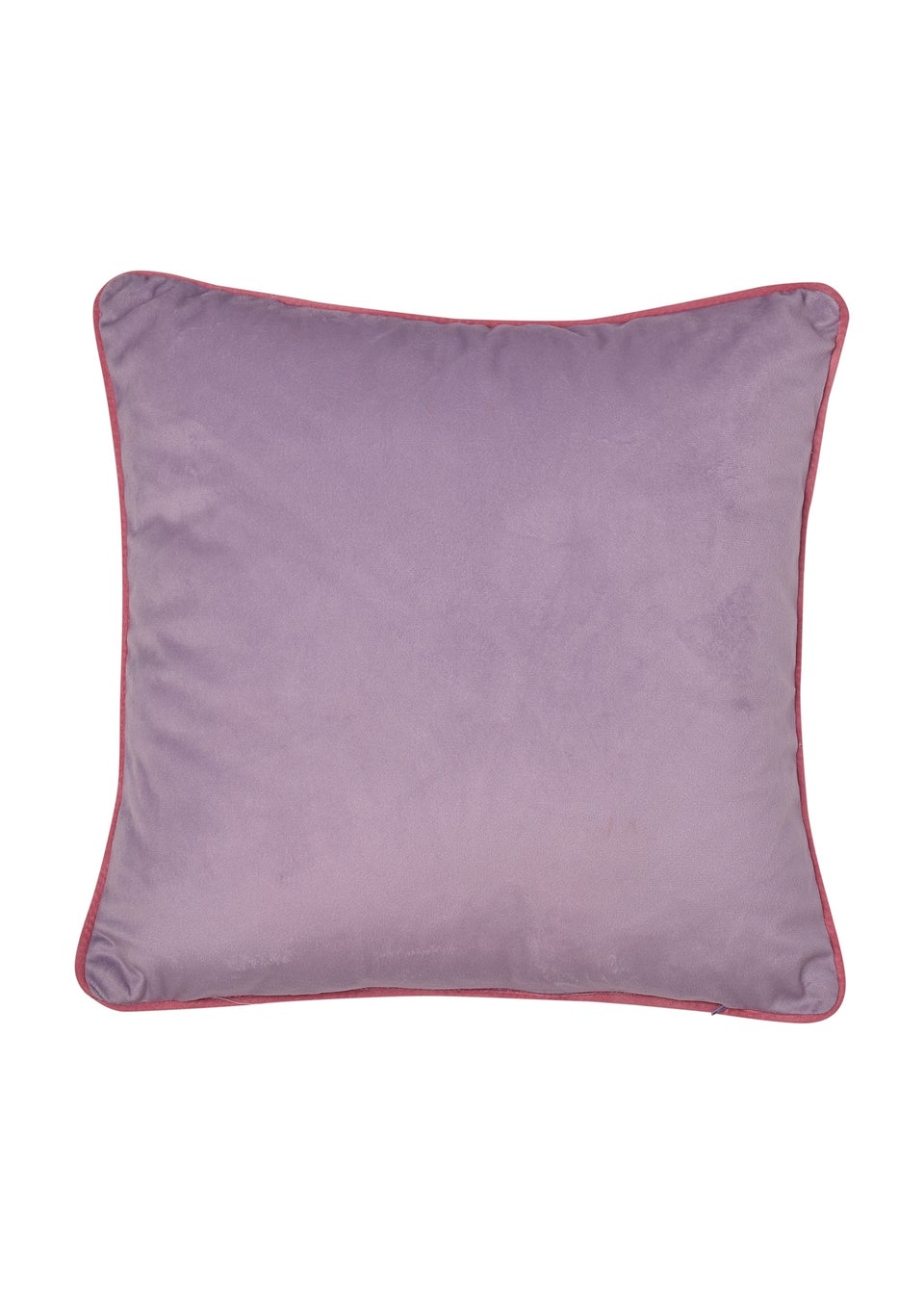 Appletree Heritage Arley Velvet Lilac Filled Cushion (43cm x 43cm)