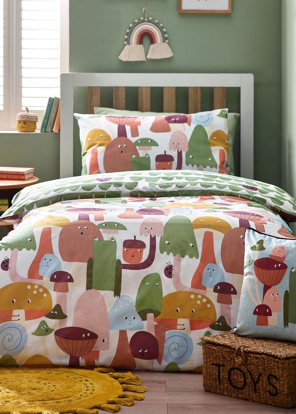 little furn. Funguys Mushroom Duvet Cover Set Matalan