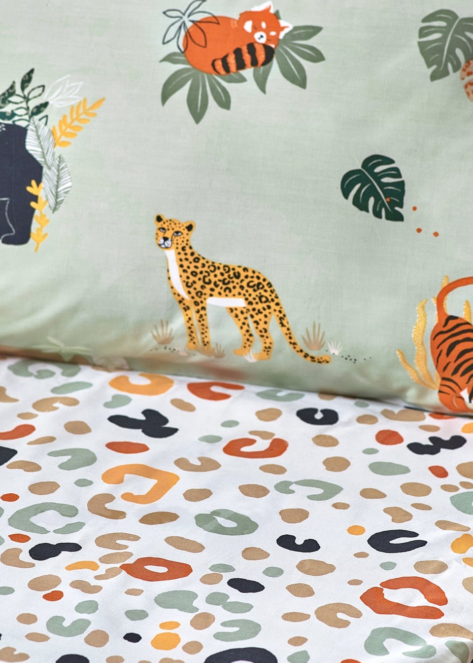 little furn. Wildlife Animal Print Fitted Bed Sheet