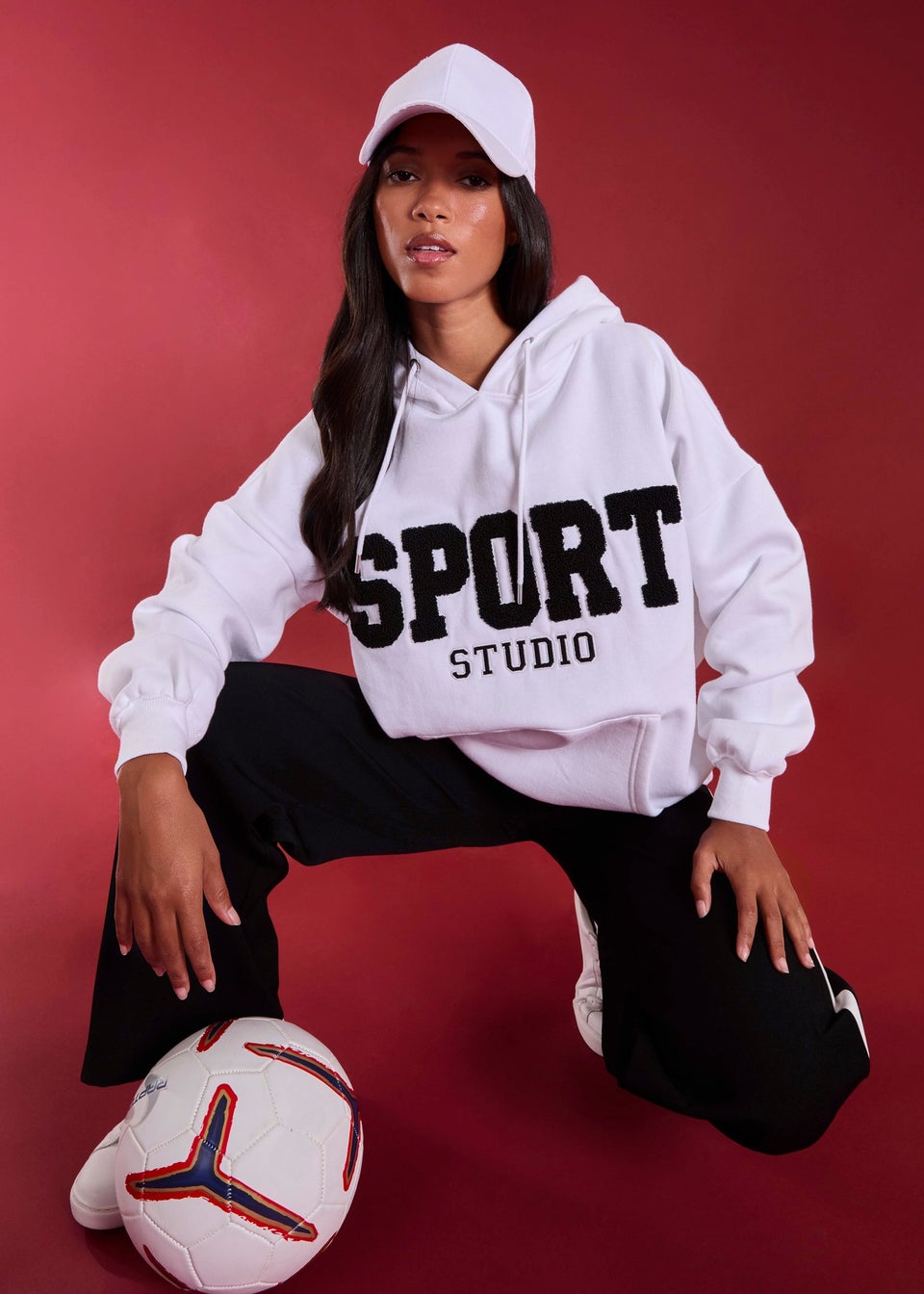 Pink Vanilla Sport Studio Textured Hoodie