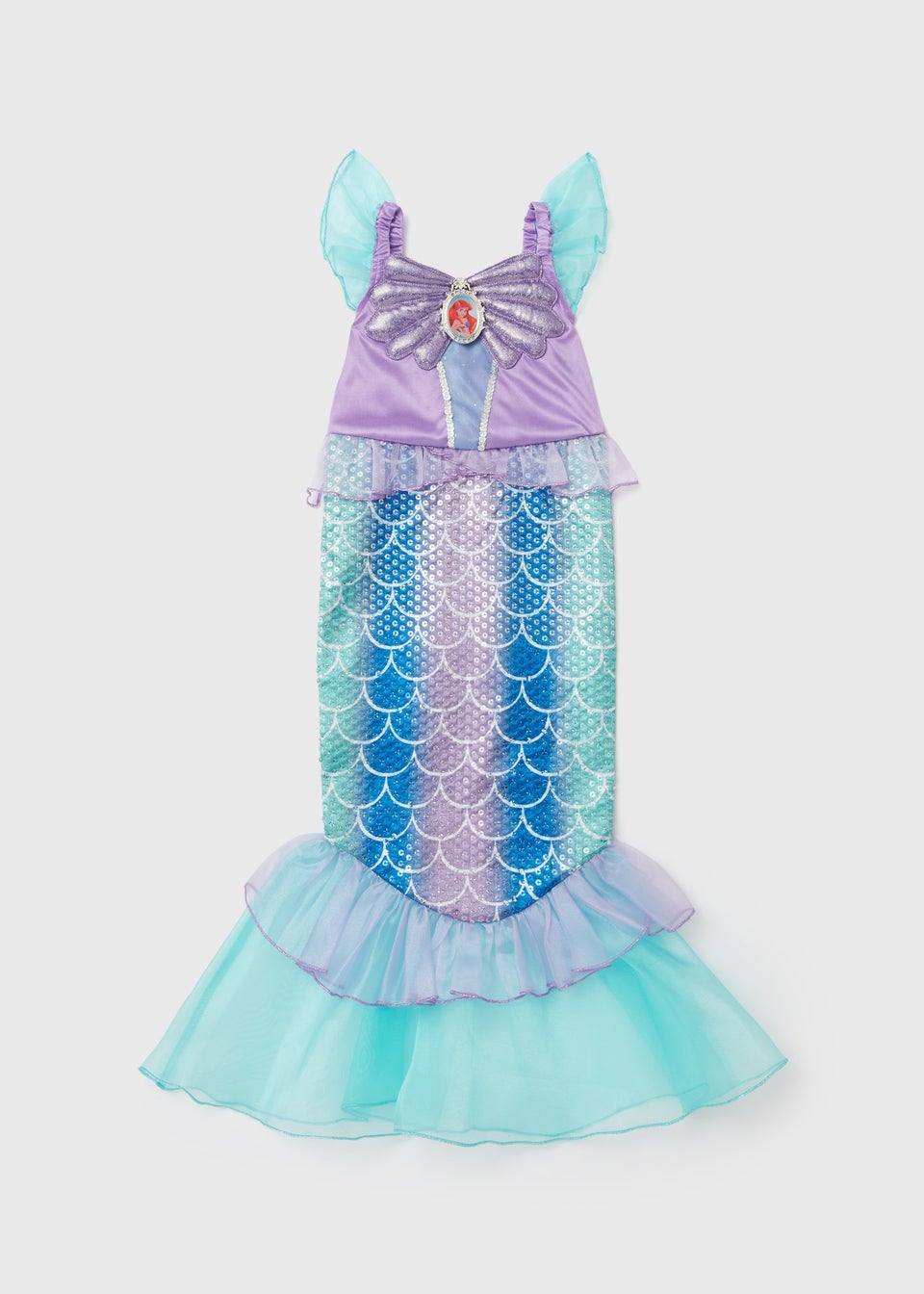 Disney Ariel Girls Blue Dress (3-9yrs)