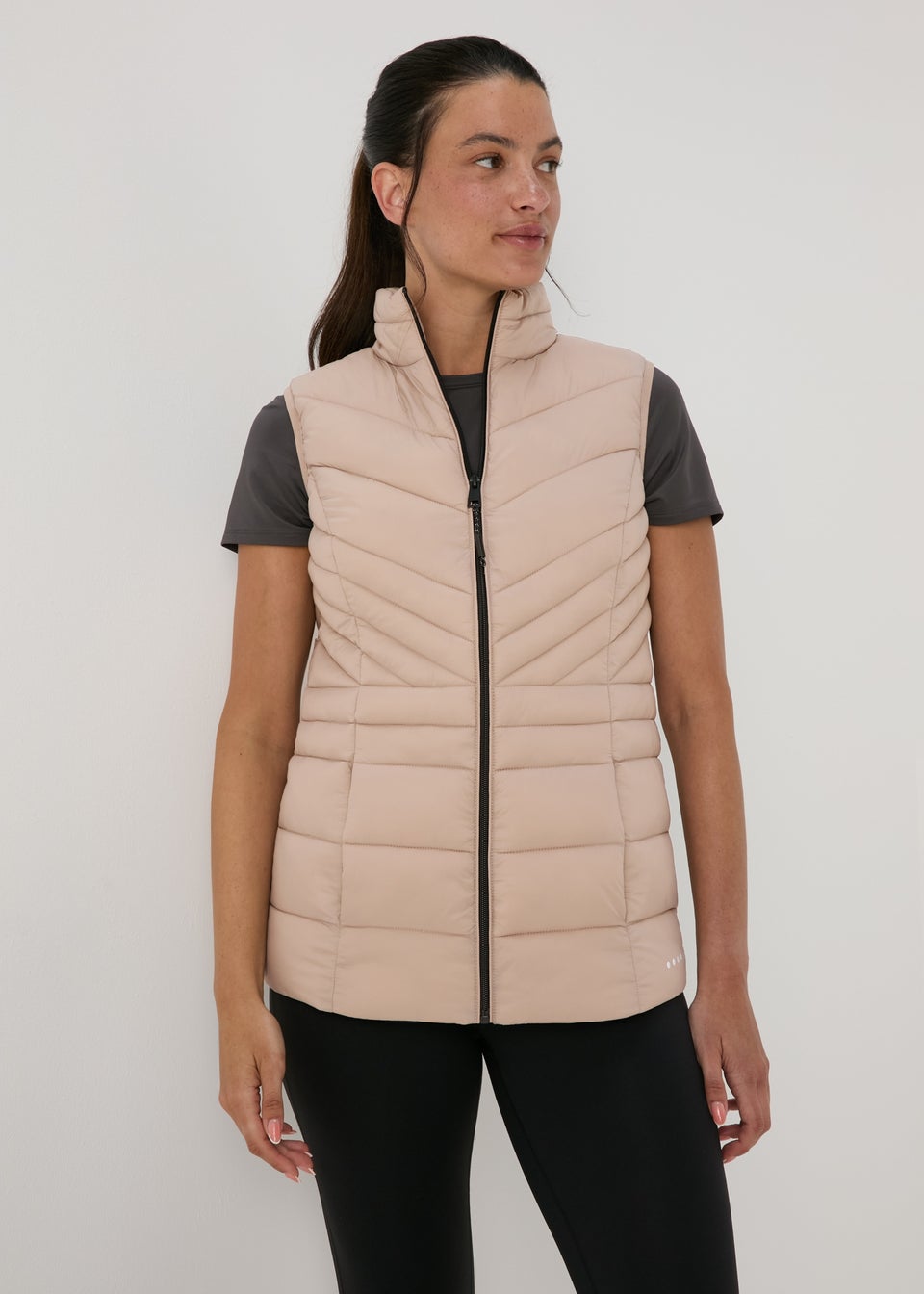 Souluxe Beige Padded Sports Gilet Matalan