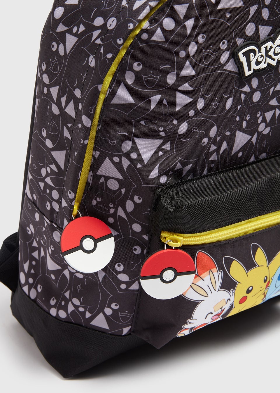 Pokemon Kids Black Backpack 39cm x 33cm