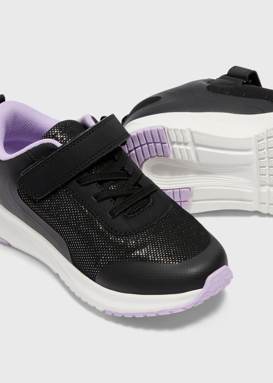 Kids girls black trainers discount