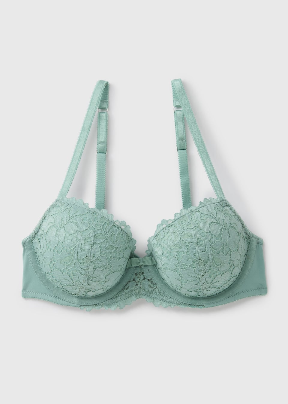 Green Lace Detail Bra