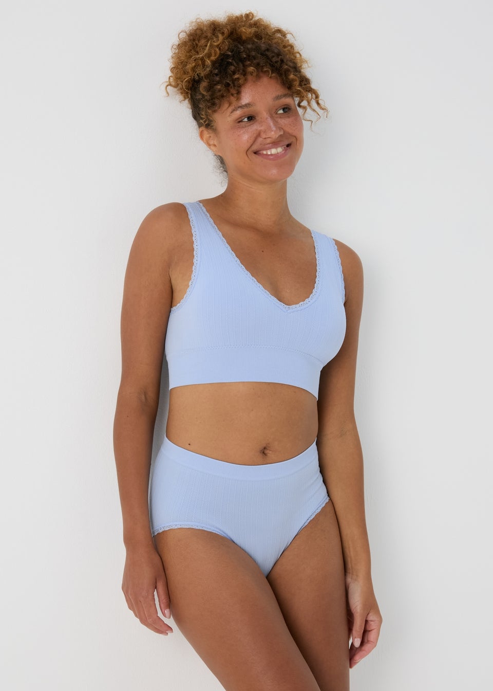3 Pack Multicoloured Seamless Full Knickers