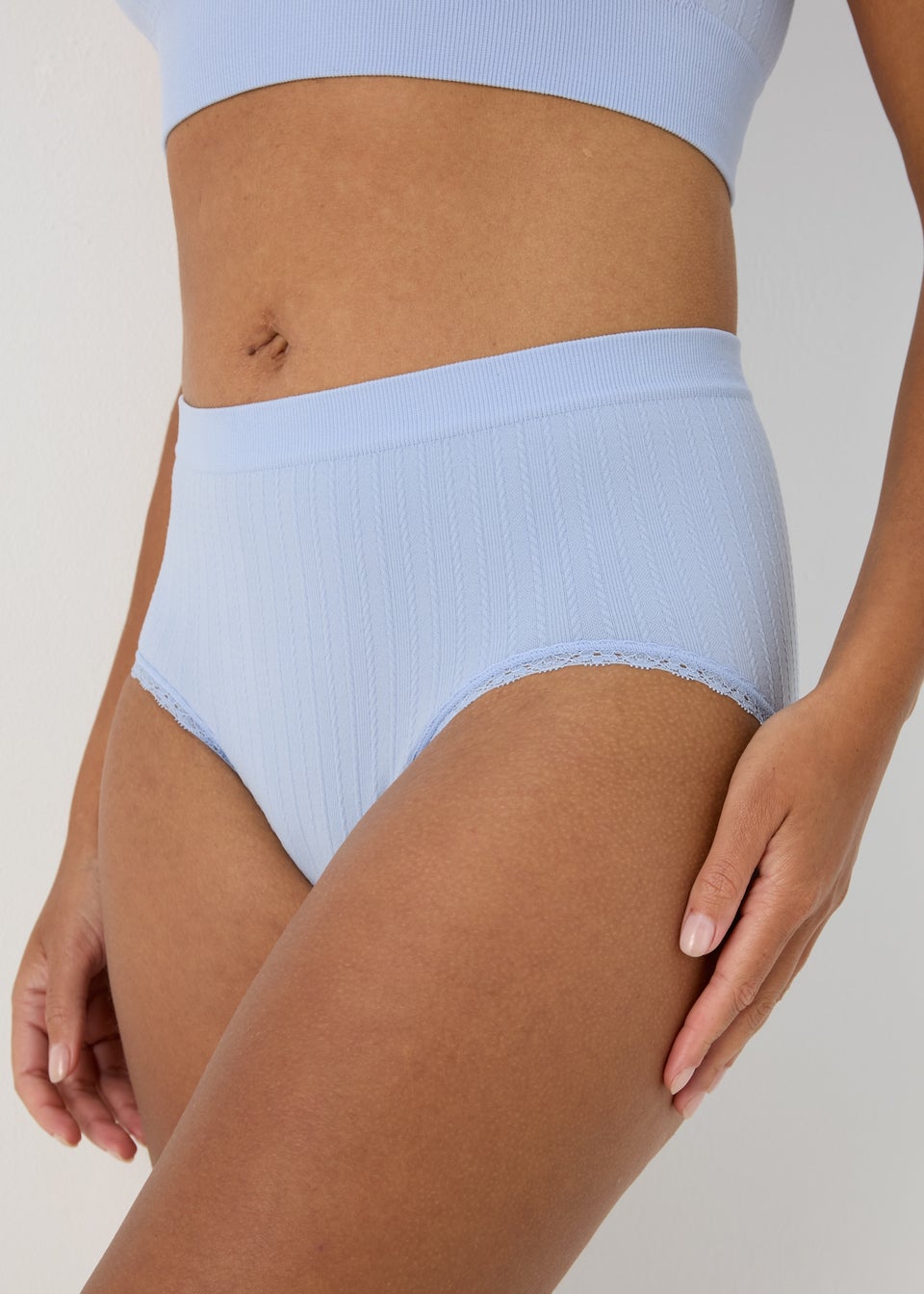 3 Pack Multicoloured Seamless Full Knickers
