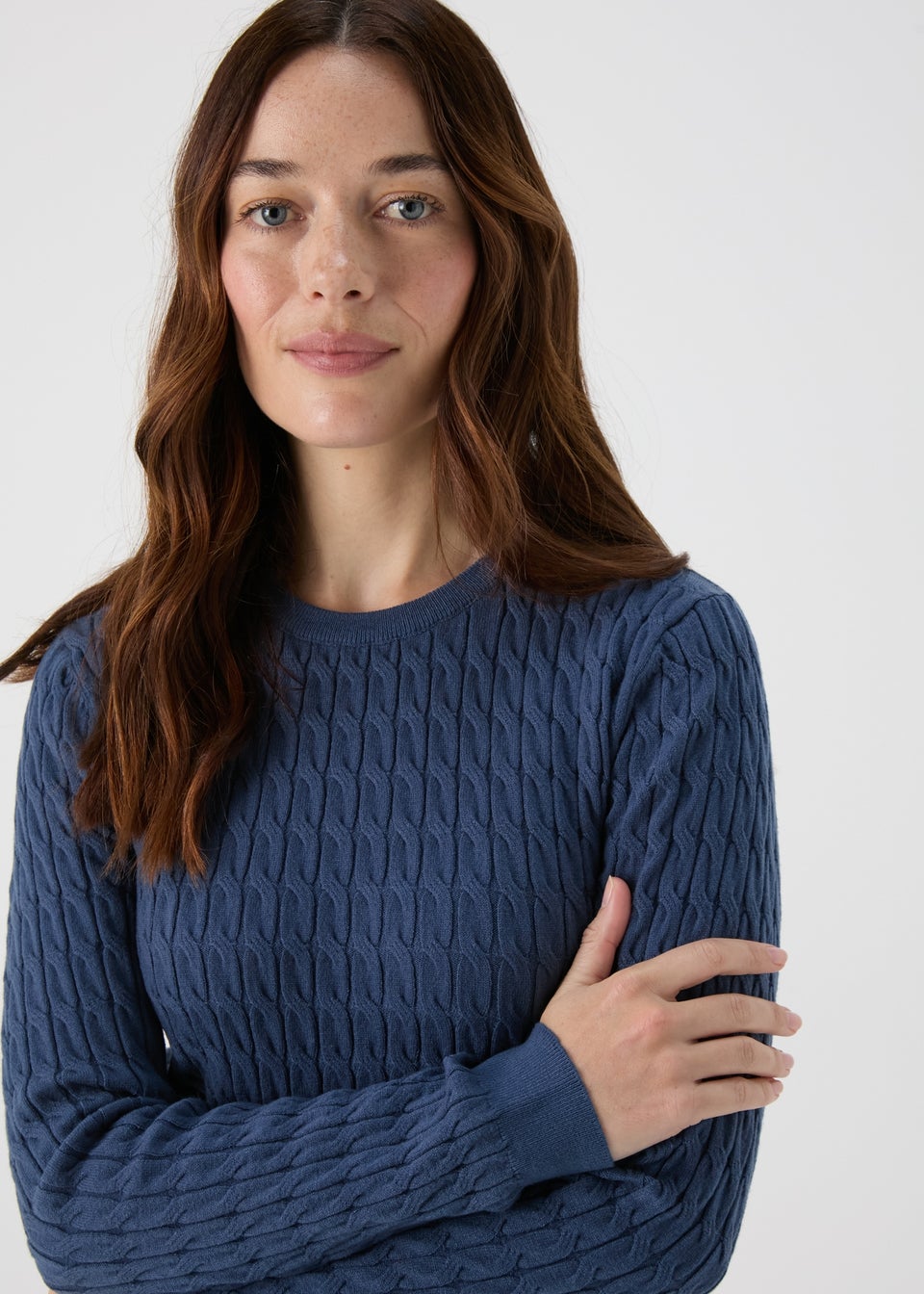 Blue Baby Cable Jumper Matalan