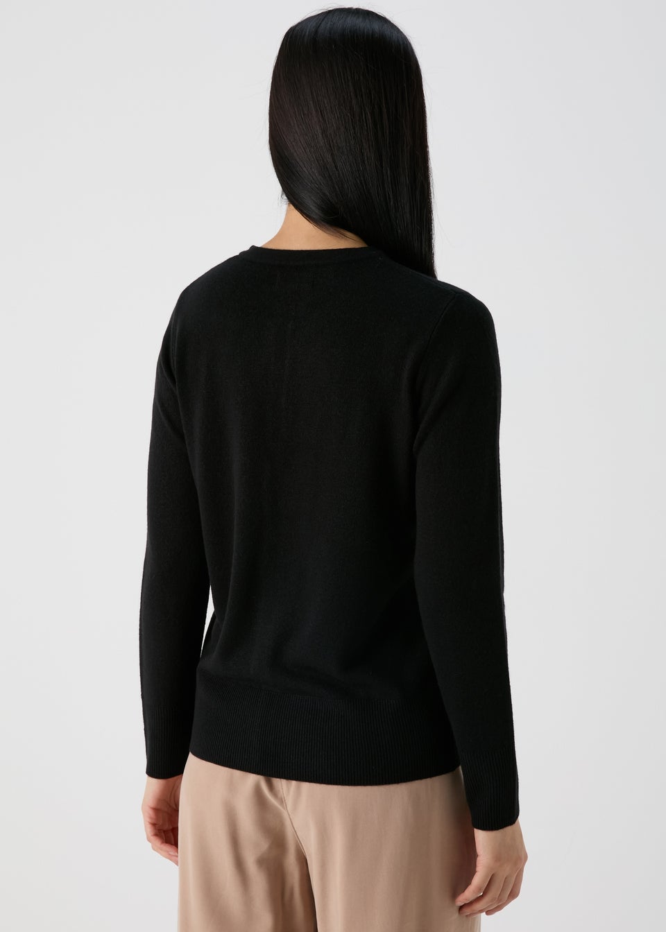 Black Button Up Cardigan