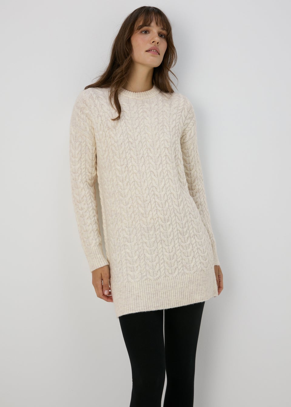 Cream Cable Tunic Matalan