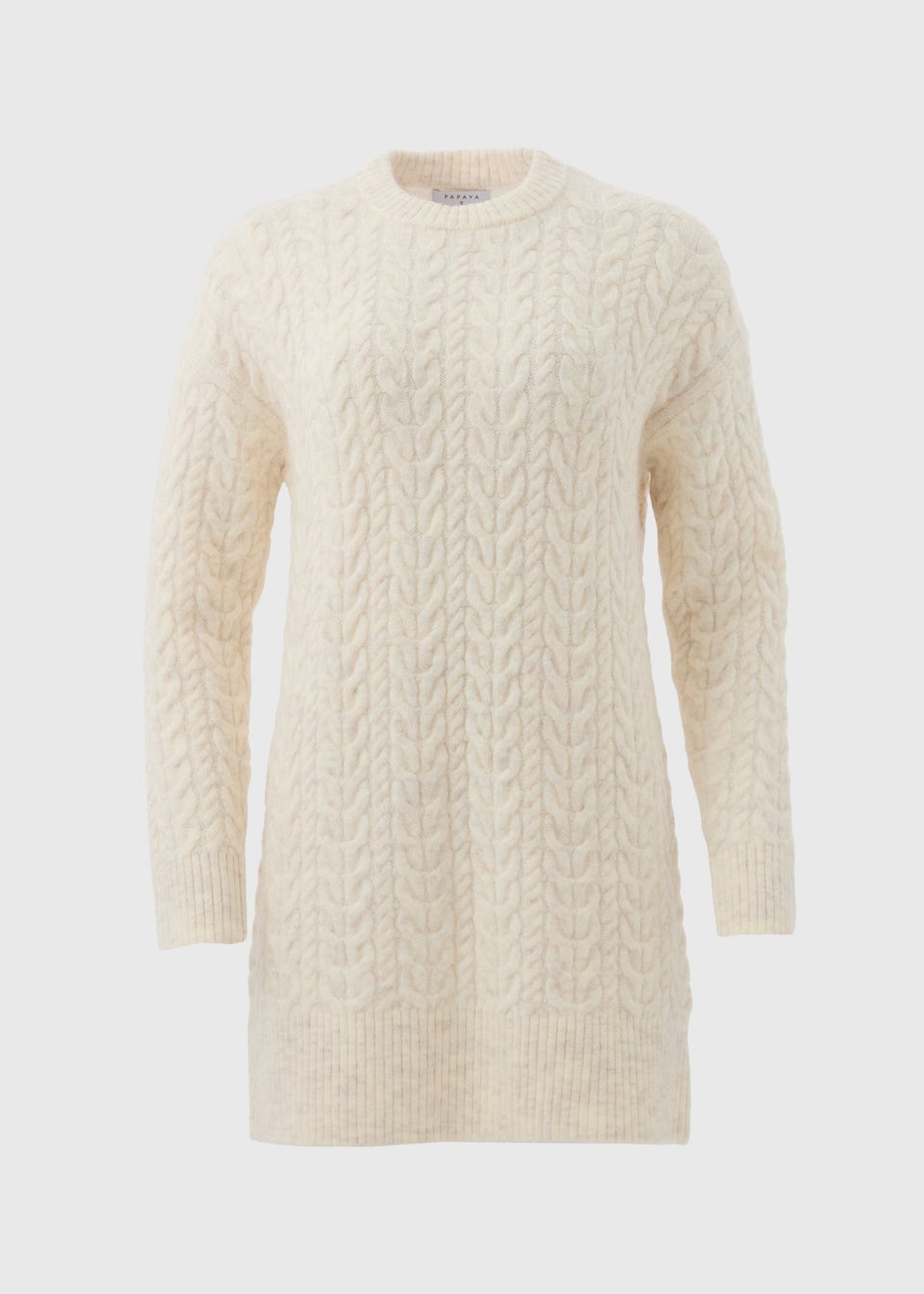 Women's cable knit tunic sweater best sale