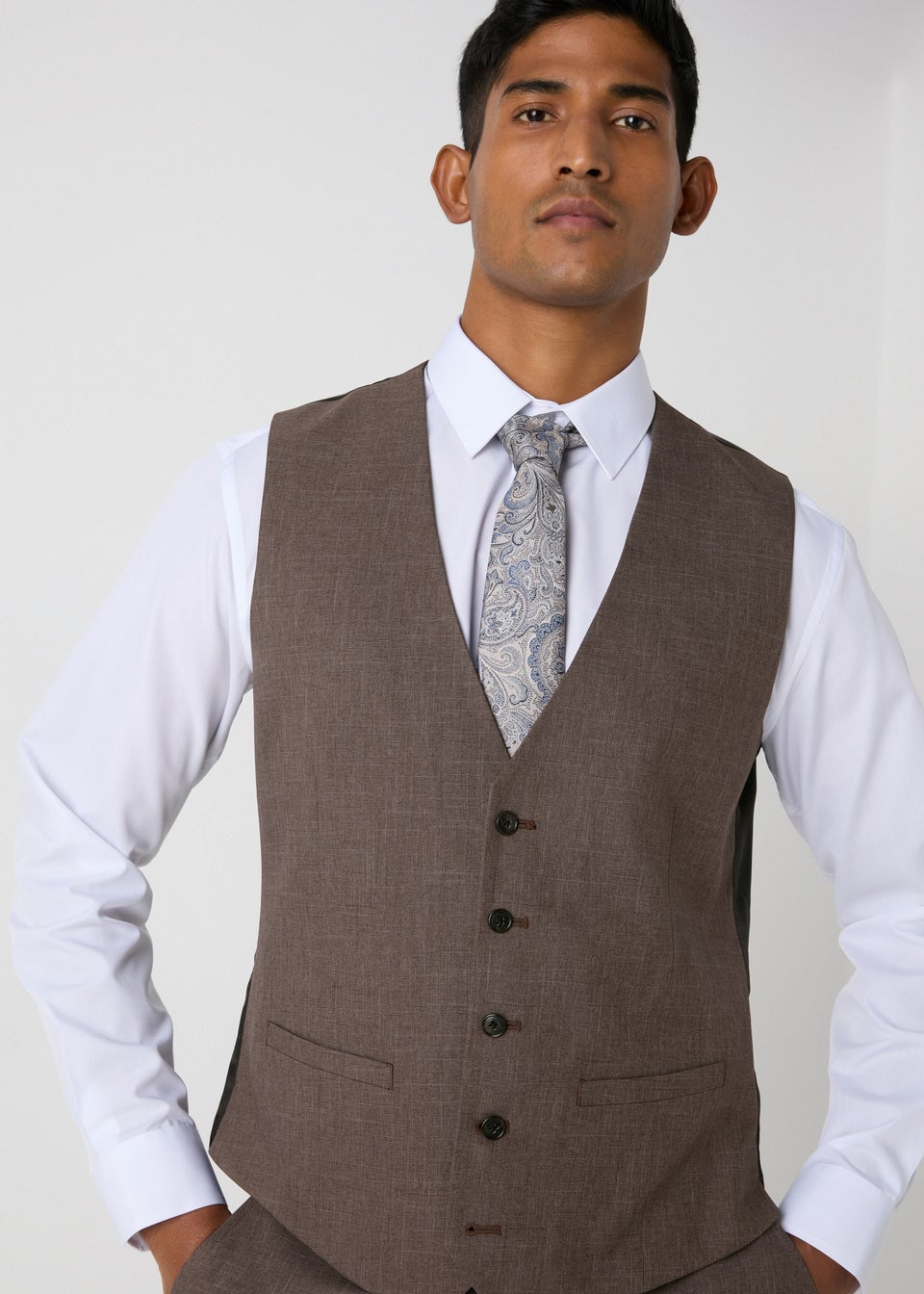 Taylor & Wright Brown Wentworth Waistcoat