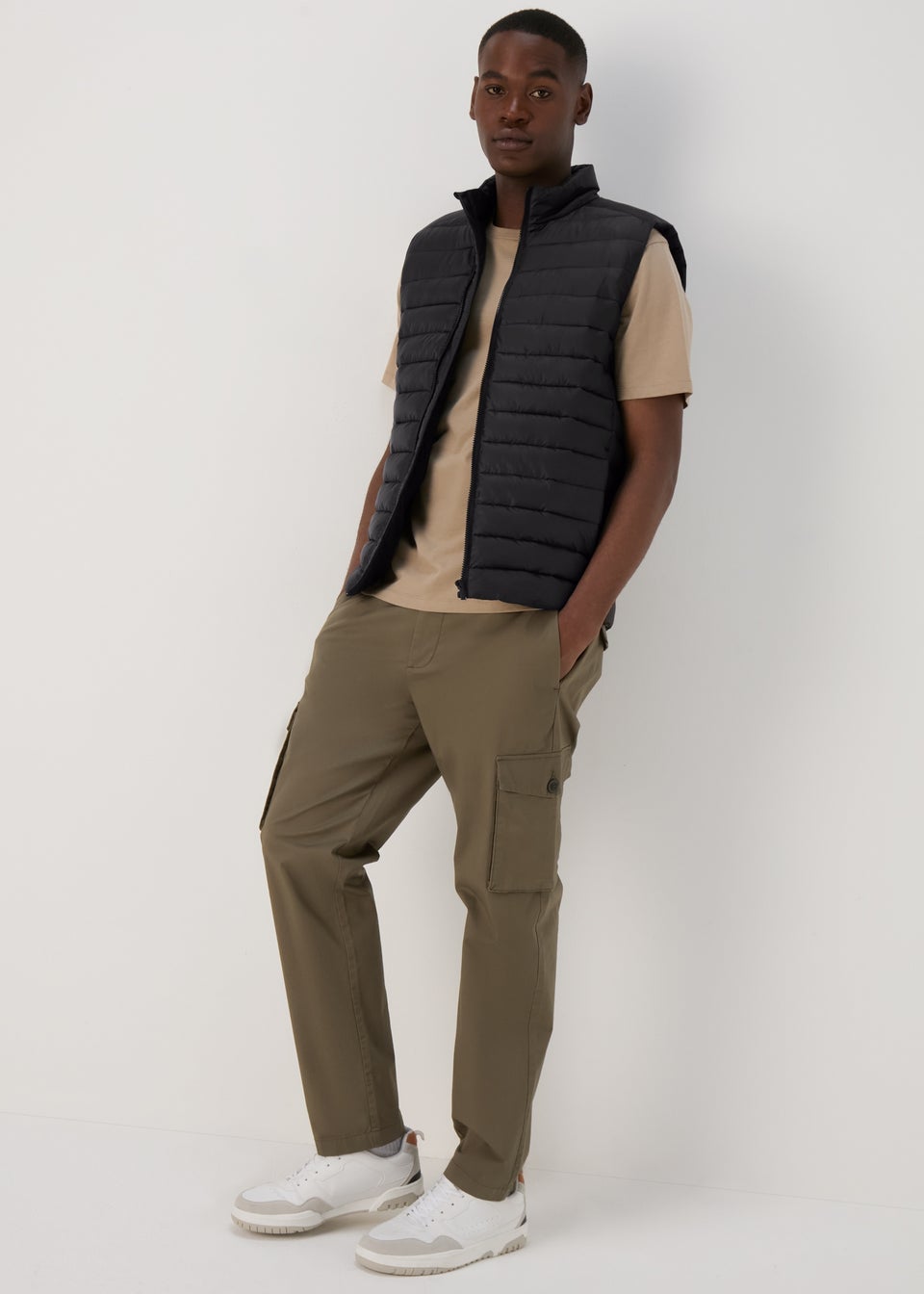 Black Puffer Gilet