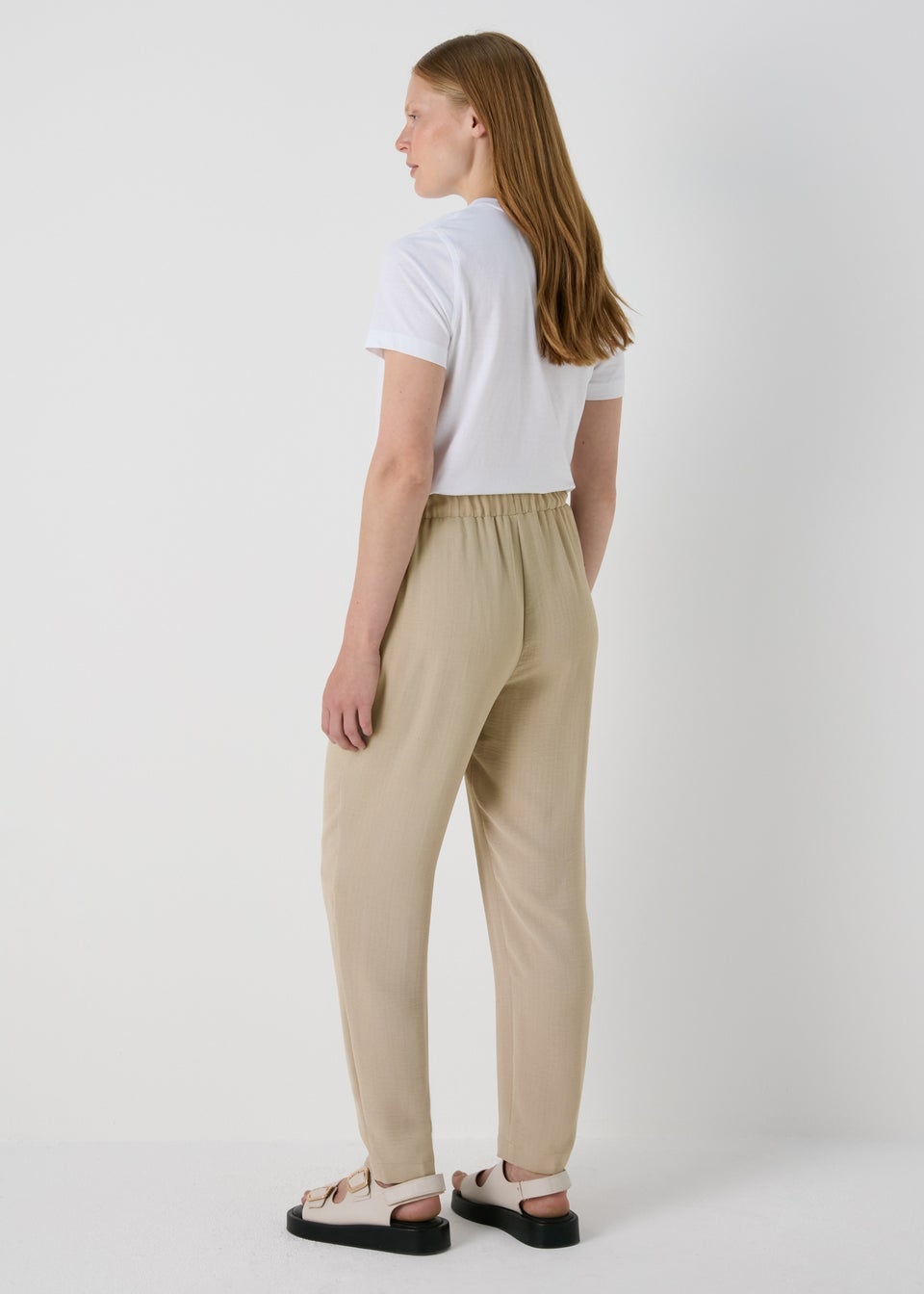 Tapered Trousers Casual Plain Tapered Trousers Matalan