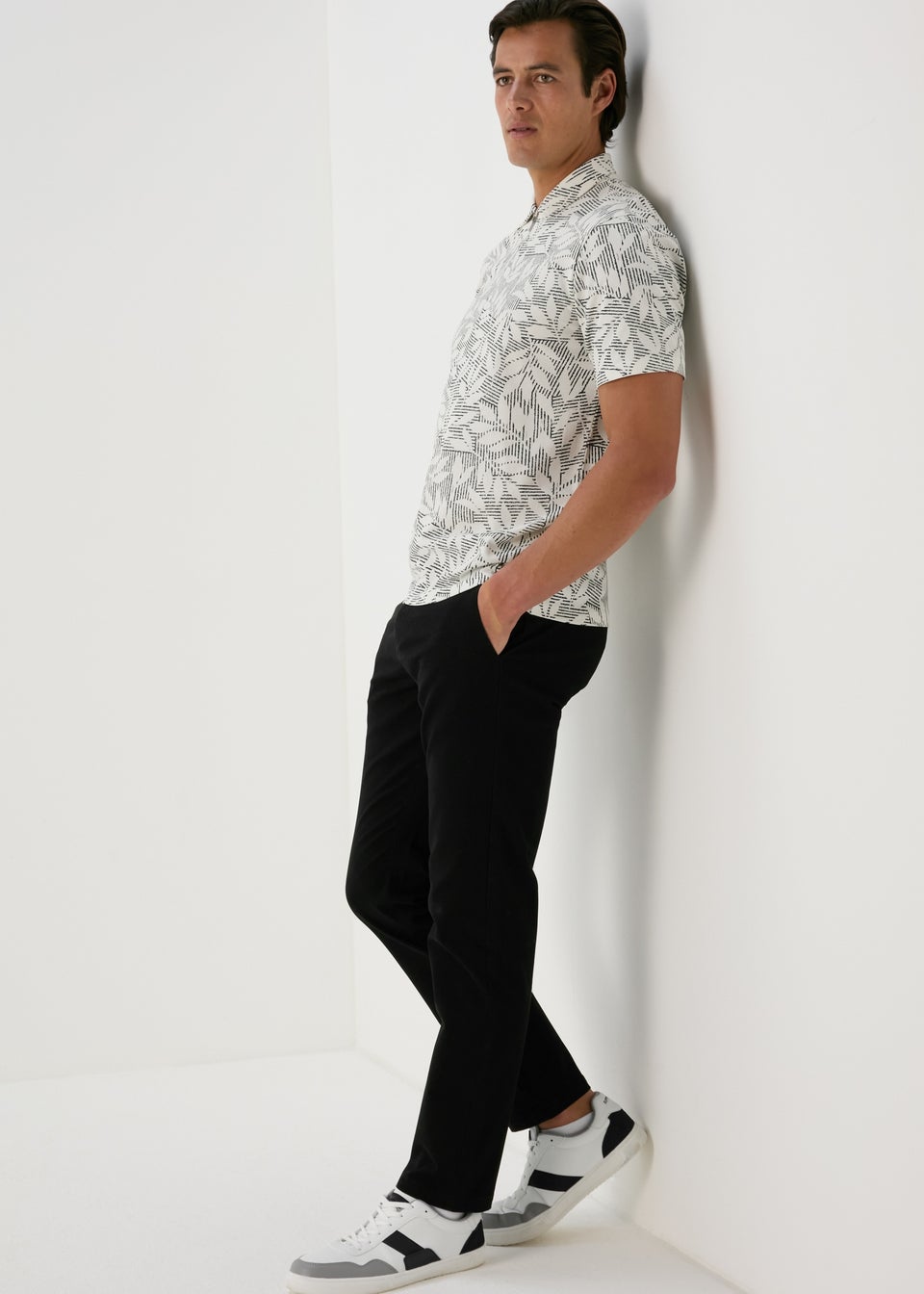 Black Slim Fit Chinos