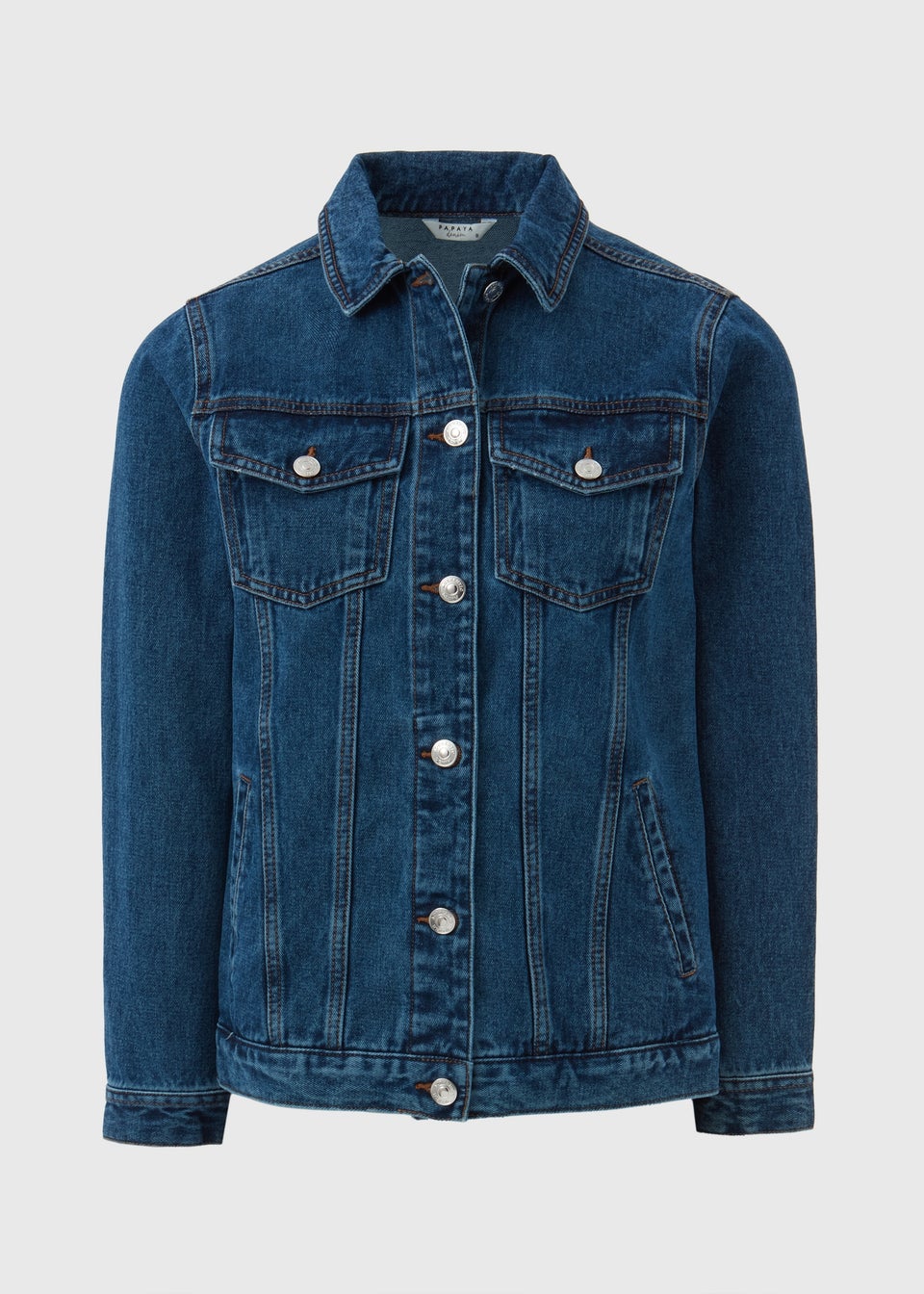 Dark Wash Denim Oversized Jacket Matalan