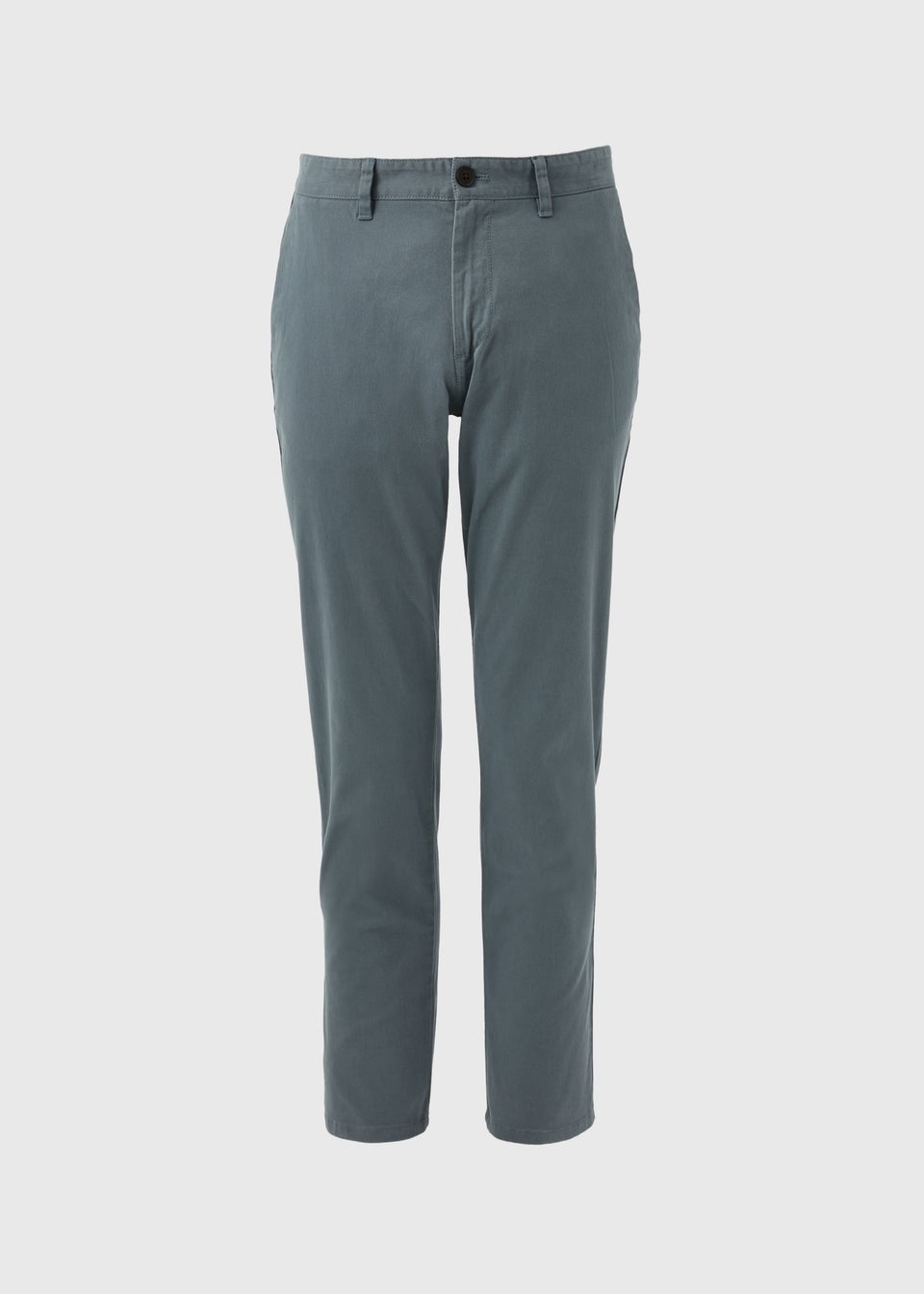 Blue Straight Fit Chinos