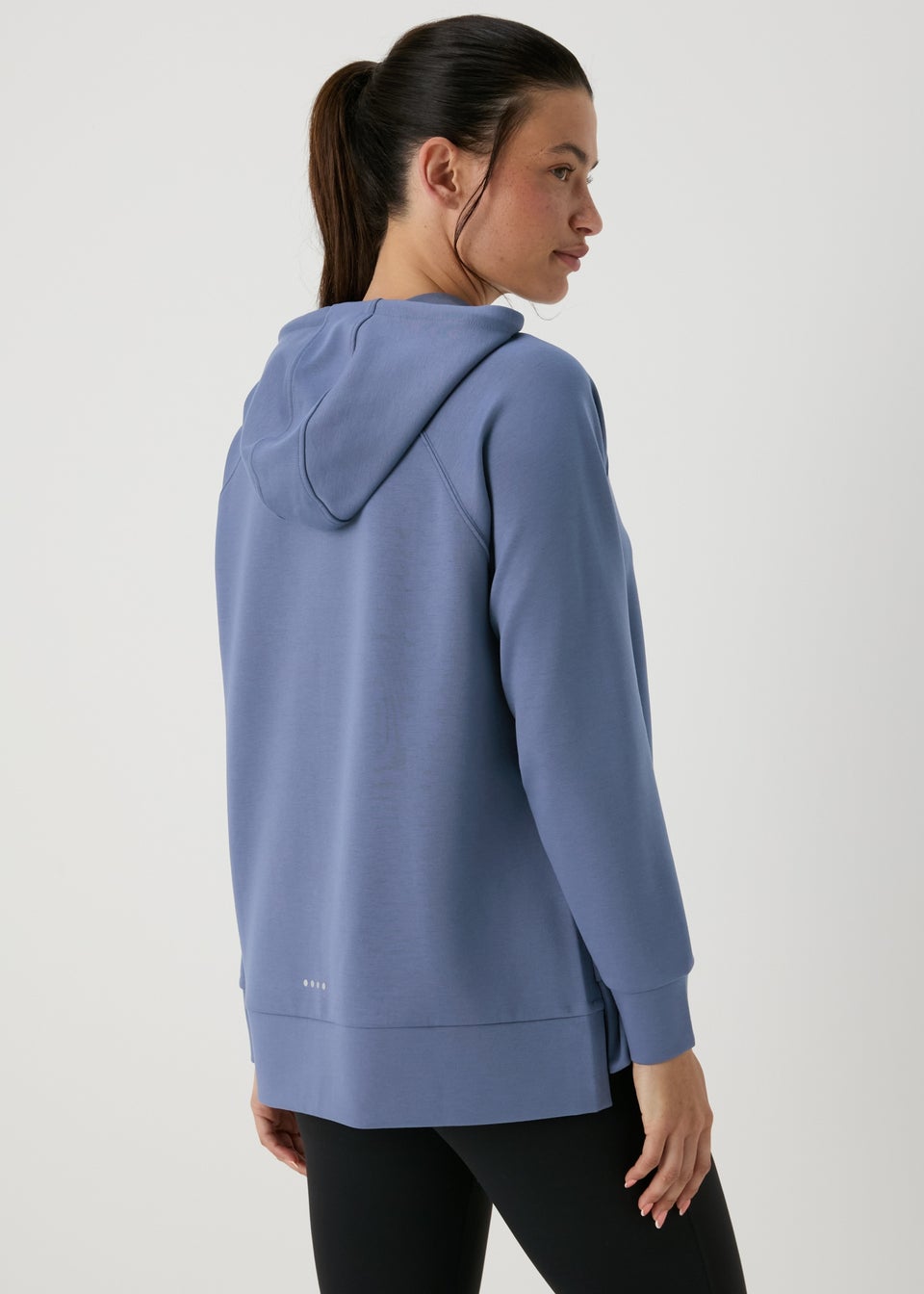 Blue Longline Souluxe Hoodie Matalan