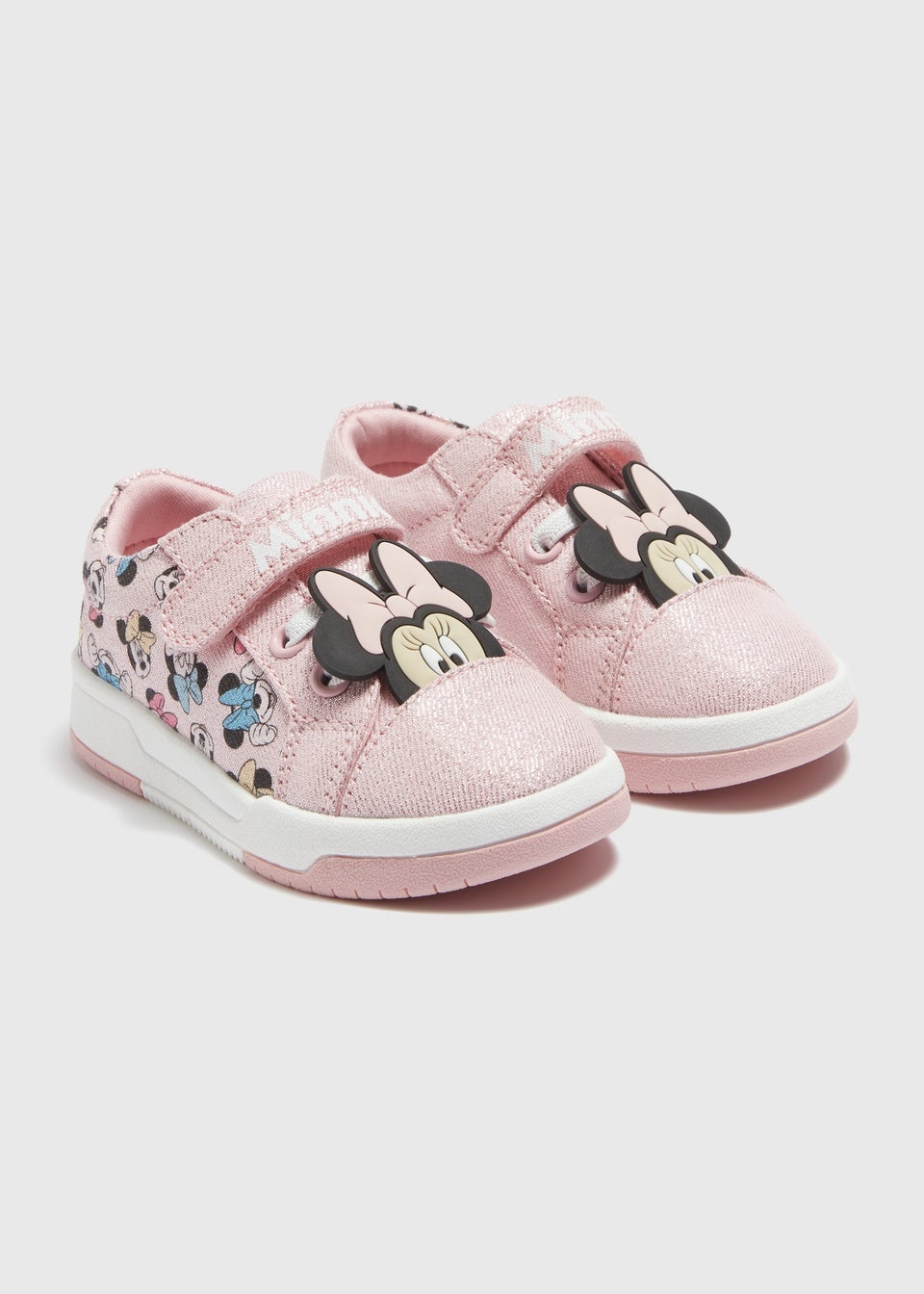 Disney Girls Pink Minnie Mouse Trainers Younger 4 12 Matalan