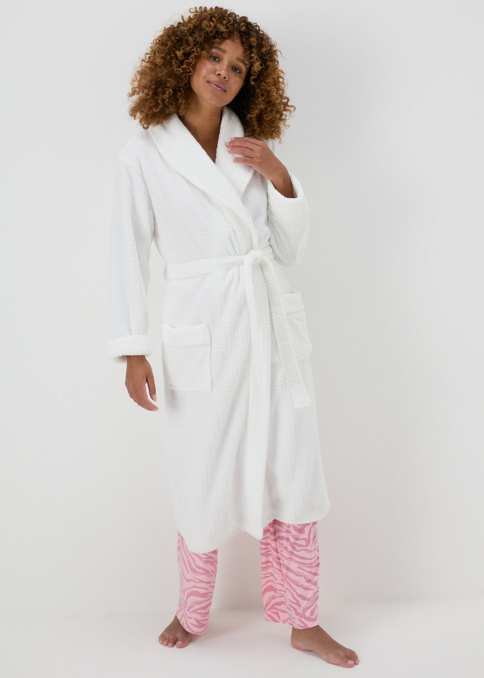 Cheap waffle dressing gown clearance