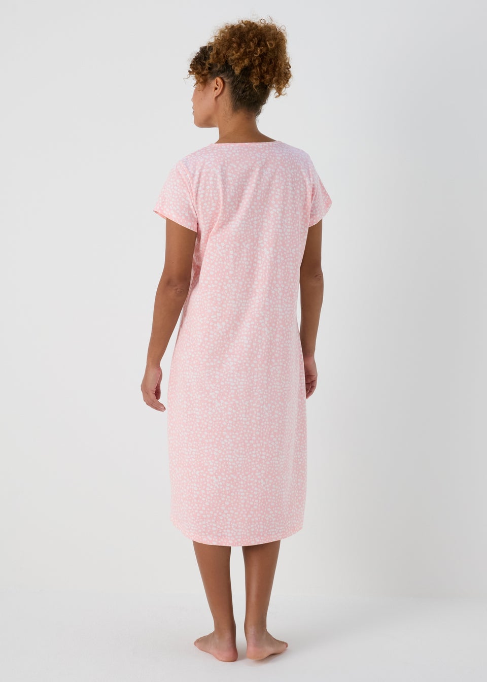Pink Spot Print Nightie Matalan