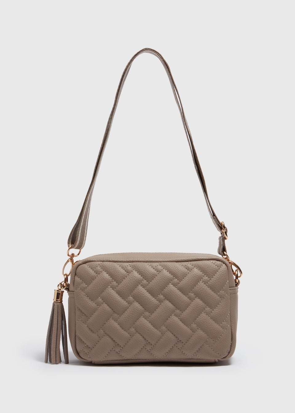 Taupe Textured Camera Bag Matalan