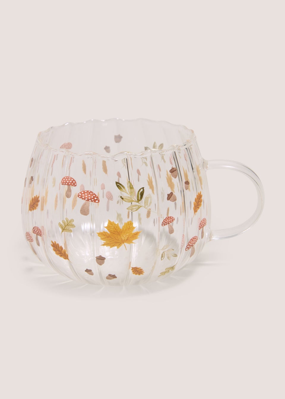 Hello Autumn Glass Mug