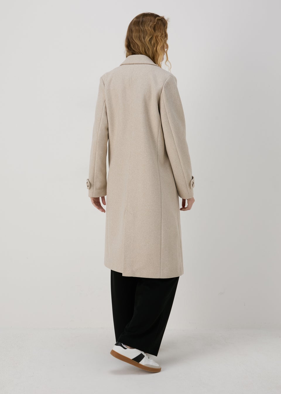 Oatmeal Textured Coat Matalan