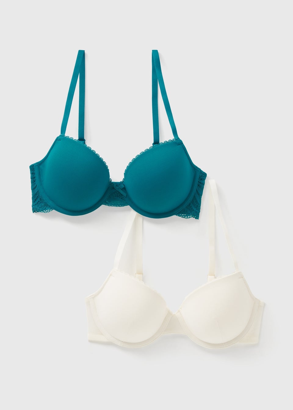 2 Pack Teal T-Shirt Bras