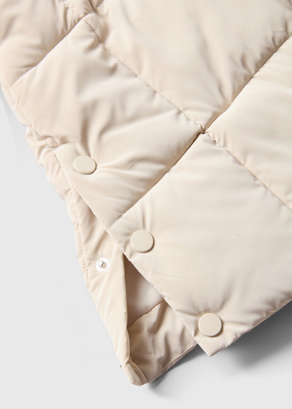 Girls Cream Padded Jacket (7-15yrs)