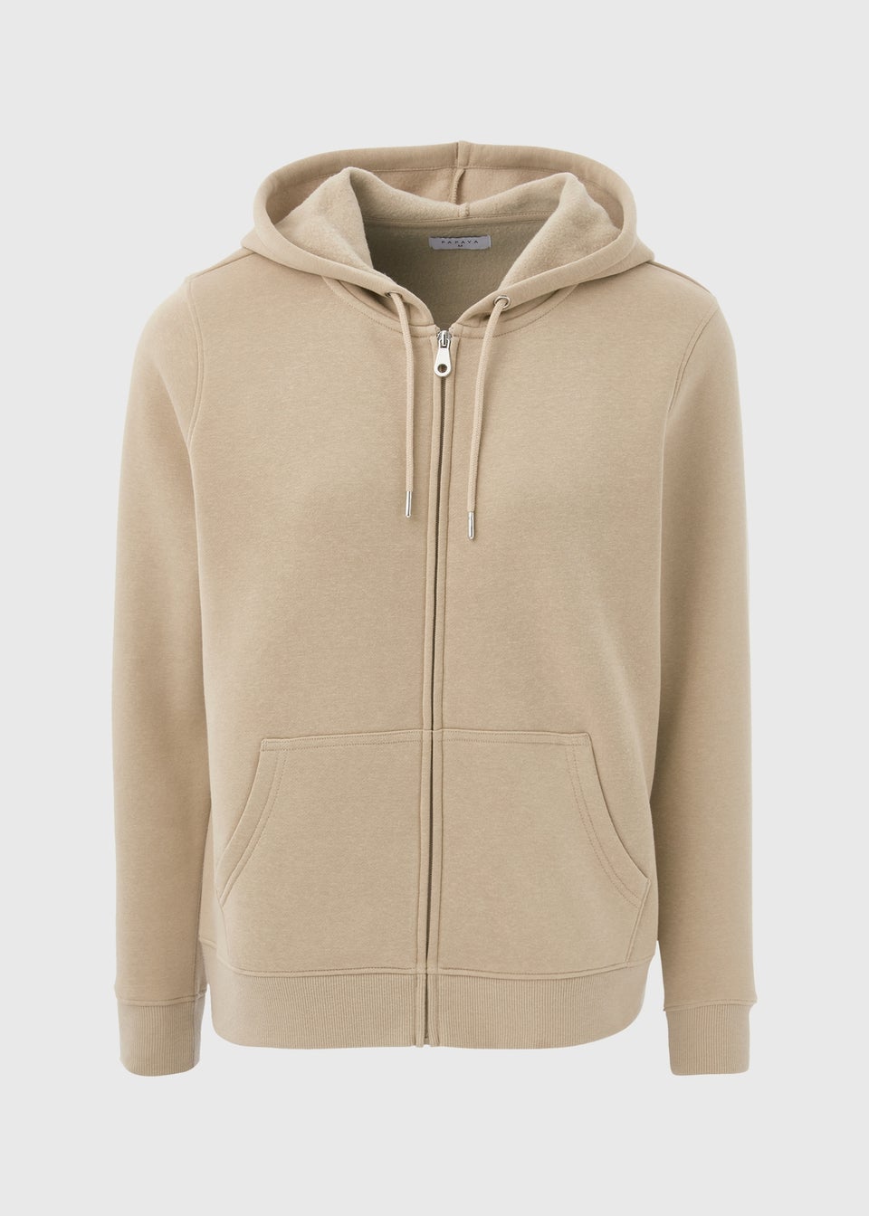 Beige Zip Up Hoodie Matalan