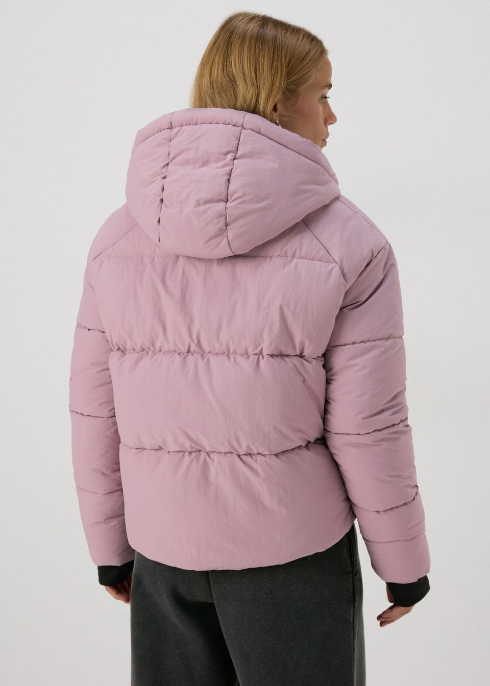 Pink Padded Short Coat Matalan