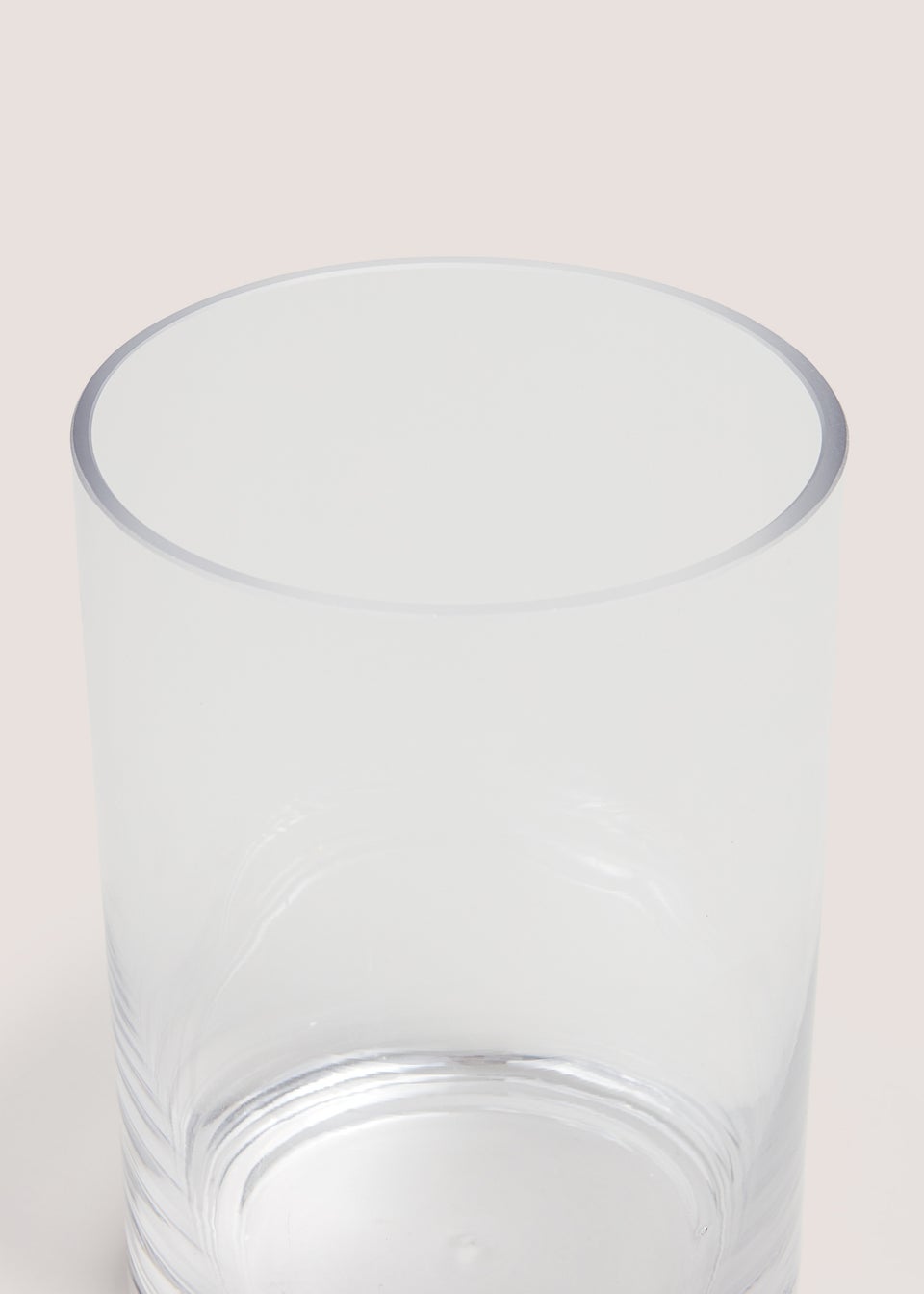 Clear Glass Vase (18x12x12cm)