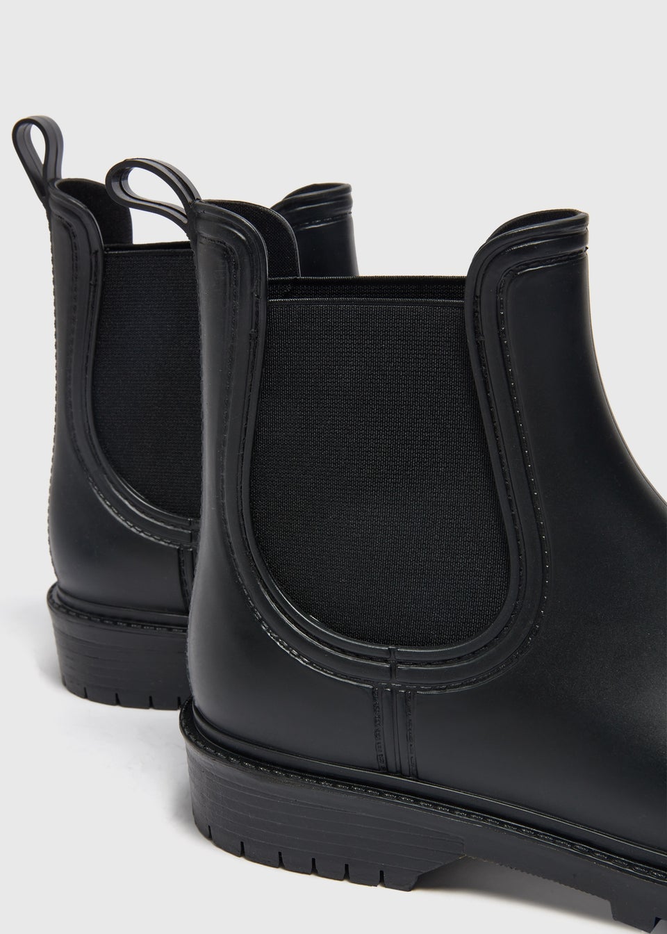 Black Chelsea Wellies Matalan