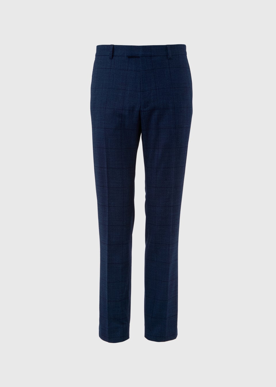 Taylor & Wright Chatsworth Navy Check Tailored Trousers