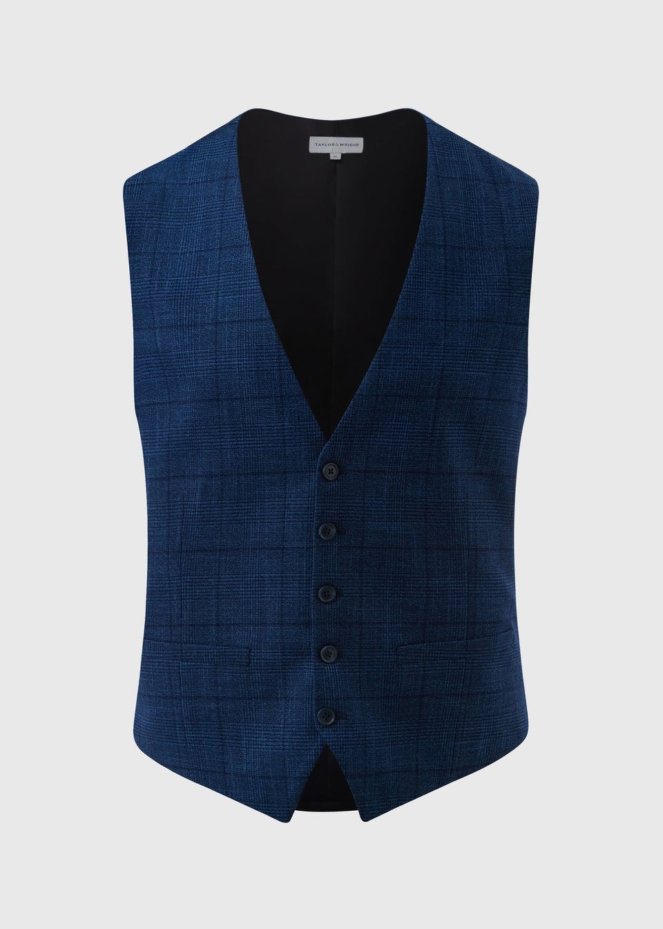 Taylor & Wright Chatsworth Navy Tailored Waistcoat