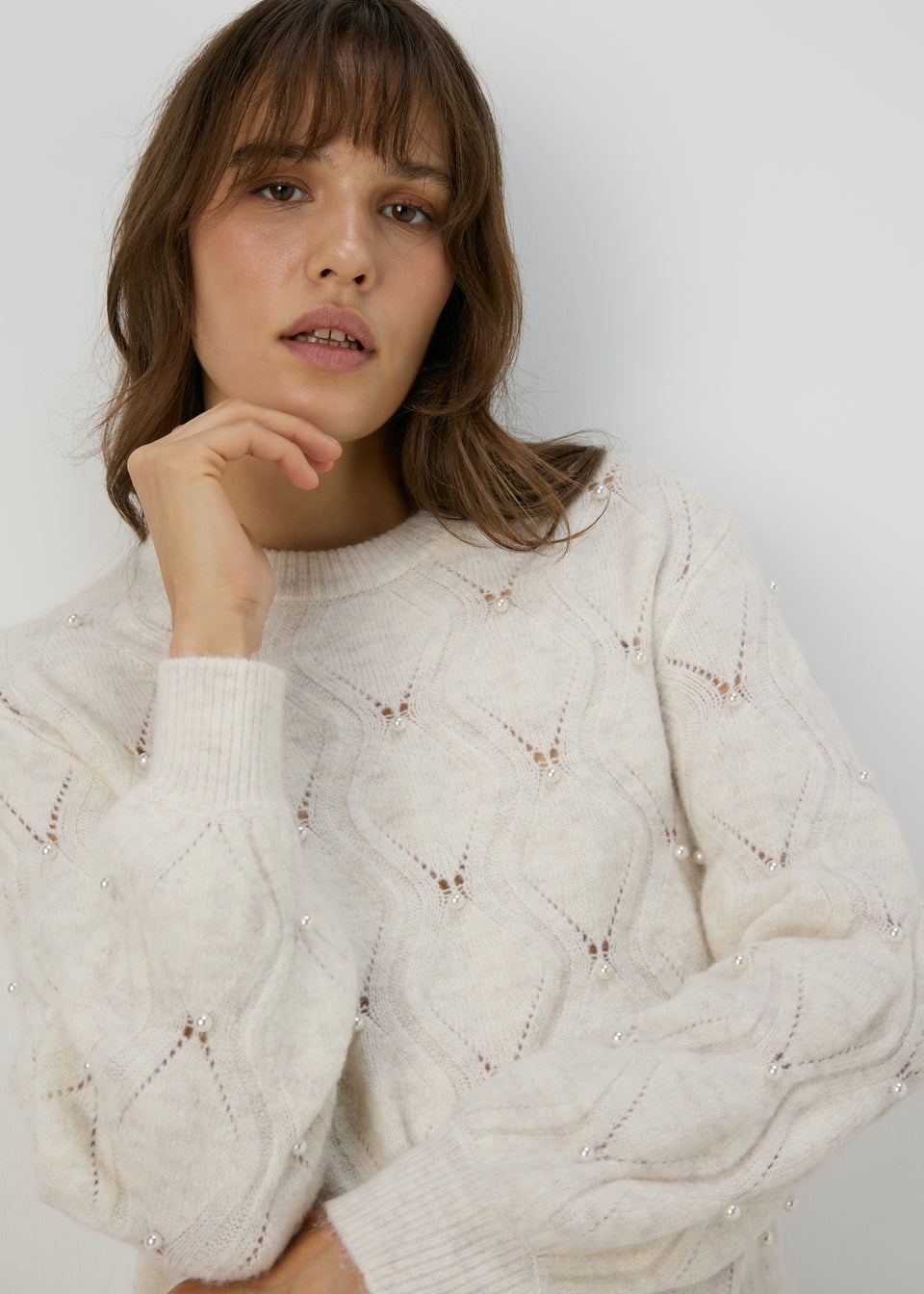 Womens pearl jumpers online