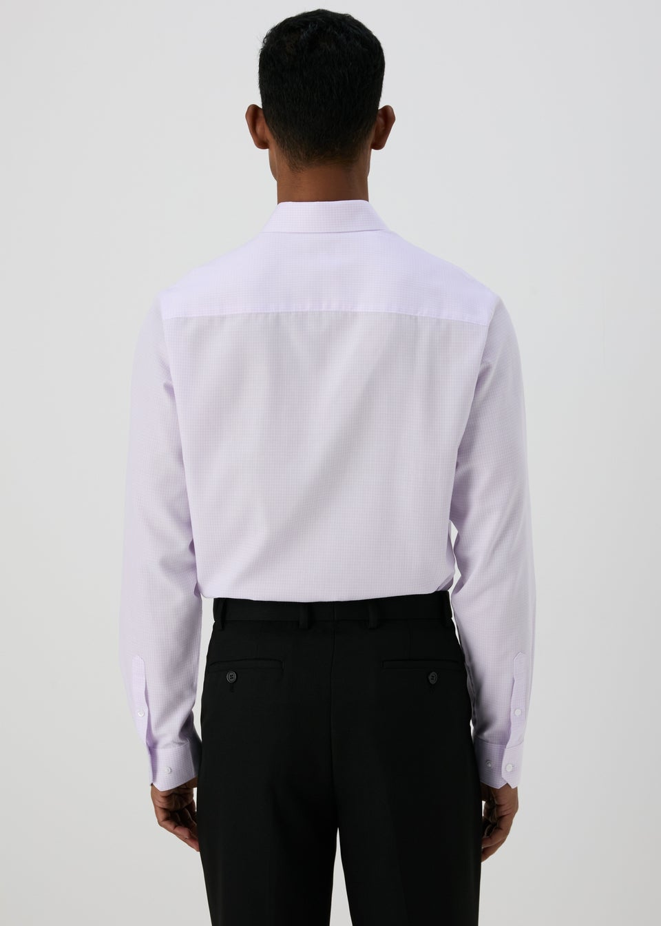 Taylor & Wright Lilac Check Regular Fit Shirt