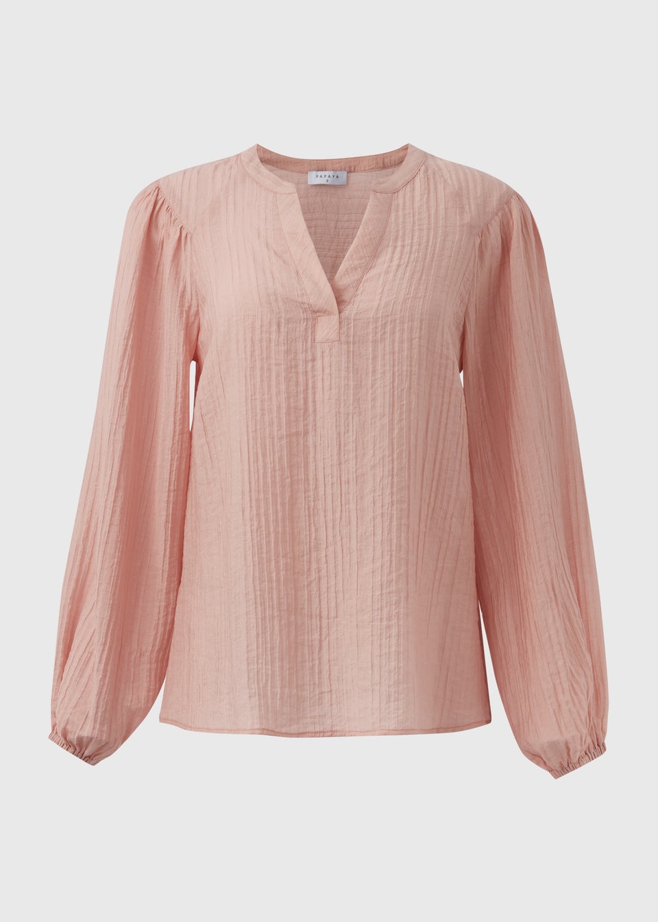 Pink Textured Blouse