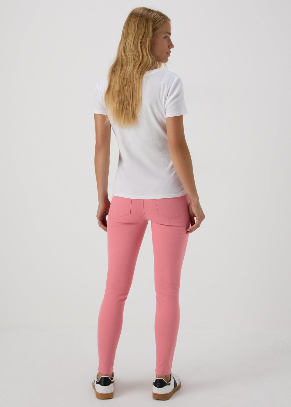 Pink jeggings outfit sale