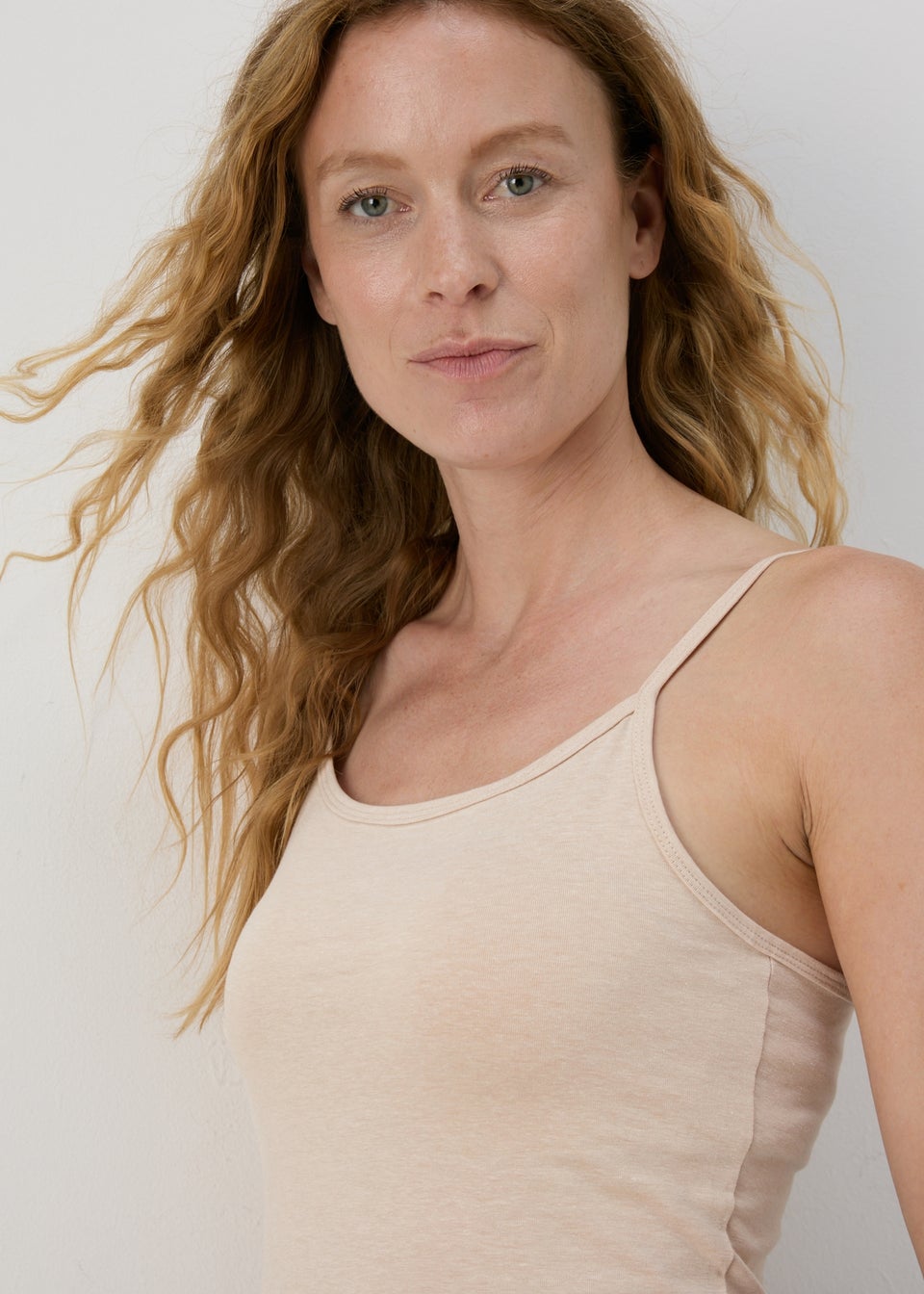 Beige Basic Cami Top