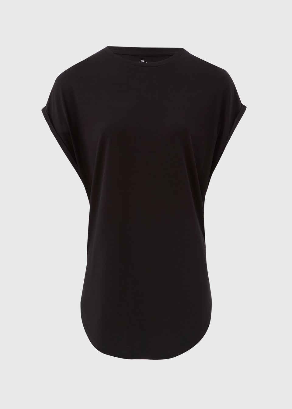 Black Longline T-Shirt
