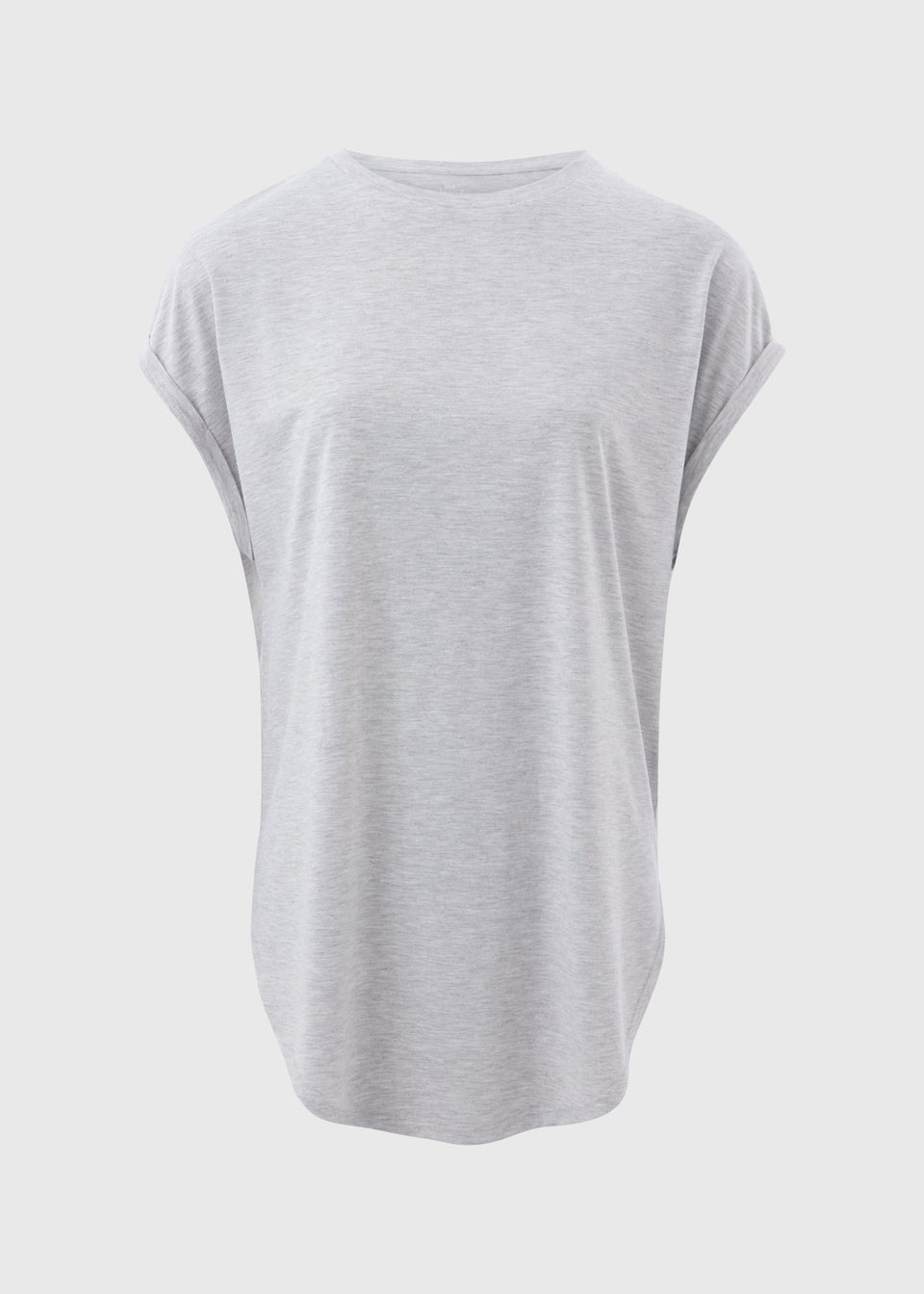 Grey Longline T-Shirt