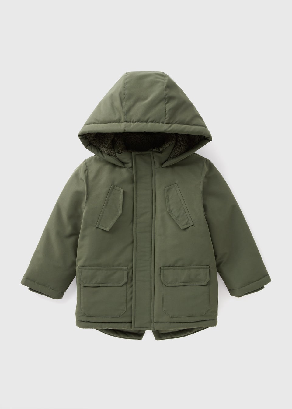 Boys Khaki Parka Coat 1 7yrs Matalan