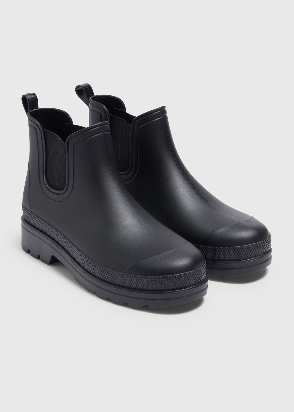 Black Short Wellies Matalan