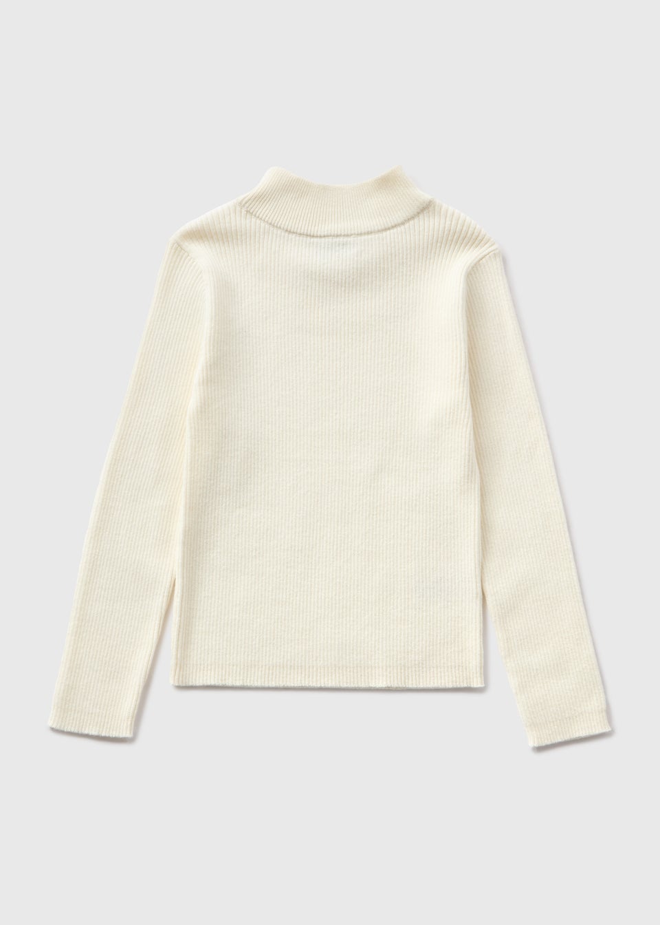 Girls Cream Roll Neck Jumper (7-15yrs)
