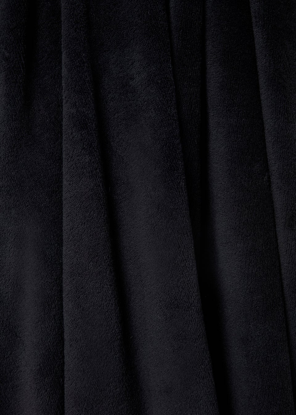 Plain Black Throw